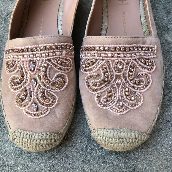 Vince Camuto | pink jeweled espadrilles - Picture 2 of 5